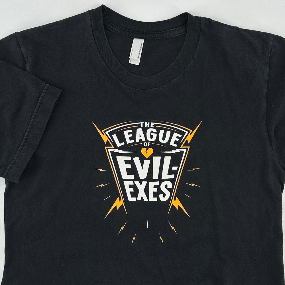 American Apparel Scott Pilgrim League of Evil Exes Graphic T-Shirt Black Small